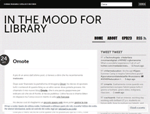 Tablet Screenshot of inthemoodforlibrary.wordpress.com