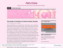 Tablet Screenshot of patscircle.wordpress.com