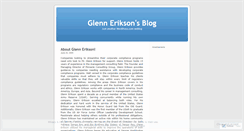 Desktop Screenshot of glennerikson.wordpress.com