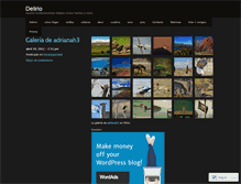 Tablet Screenshot of deliriopatagonia.wordpress.com