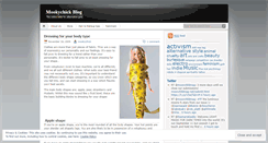 Desktop Screenshot of mookychick.wordpress.com