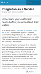 Mobile Screenshot of integrationasaservice.wordpress.com