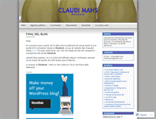 Tablet Screenshot of cmans.wordpress.com