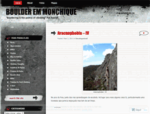 Tablet Screenshot of monchiqueboulder.wordpress.com
