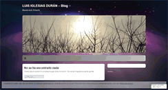 Desktop Screenshot of luisiglesias1.wordpress.com