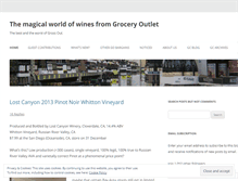 Tablet Screenshot of grossoutwine.wordpress.com