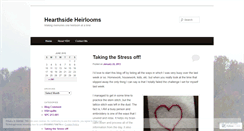 Desktop Screenshot of hearthsideheirlooms.wordpress.com