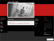 Tablet Screenshot of behindthebarsonline.wordpress.com