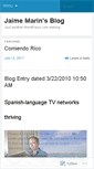 Mobile Screenshot of jaimemarin.wordpress.com