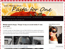 Tablet Screenshot of pastaforone.wordpress.com