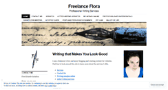 Desktop Screenshot of freelanceflora.wordpress.com