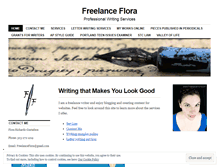 Tablet Screenshot of freelanceflora.wordpress.com