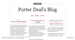 Desktop Screenshot of porterdeal.wordpress.com