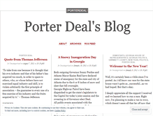 Tablet Screenshot of porterdeal.wordpress.com