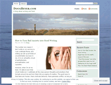 Tablet Screenshot of dougbeyer.wordpress.com