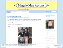 Tablet Screenshot of meggiemaeaprons.wordpress.com