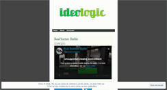 Desktop Screenshot of ideologic.wordpress.com