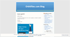 Desktop Screenshot of orbitfiles.wordpress.com