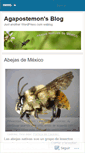 Mobile Screenshot of agapostemon.wordpress.com