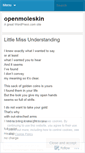 Mobile Screenshot of openmoleskin.wordpress.com