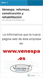 Mobile Screenshot of grupovenespa.wordpress.com