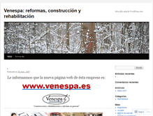 Tablet Screenshot of grupovenespa.wordpress.com