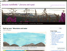 Tablet Screenshot of jorunsnettflekk.wordpress.com