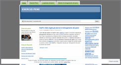 Desktop Screenshot of esercizipene.wordpress.com