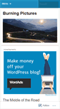 Mobile Screenshot of burningpictures.wordpress.com