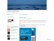 Tablet Screenshot of birdswordpoetry.wordpress.com