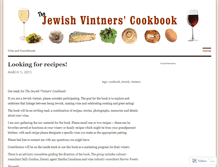 Tablet Screenshot of jewishvintners.wordpress.com