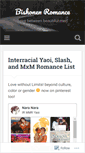 Mobile Screenshot of bishonenromance.wordpress.com