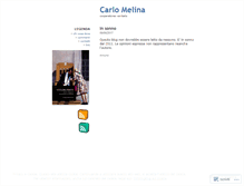 Tablet Screenshot of carlomelina.wordpress.com