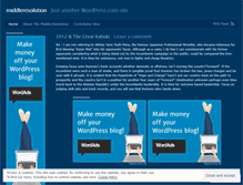 Tablet Screenshot of middleresolution.wordpress.com