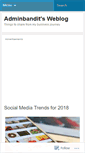 Mobile Screenshot of adminbandit.wordpress.com