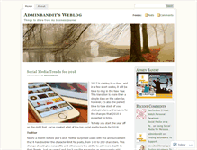Tablet Screenshot of adminbandit.wordpress.com