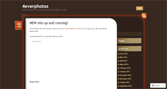 Desktop Screenshot of 4everphotos.wordpress.com