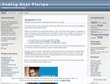 Tablet Screenshot of dojofloripa.wordpress.com