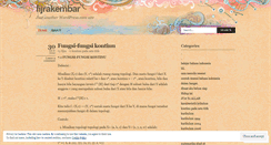 Desktop Screenshot of fijrakembar.wordpress.com