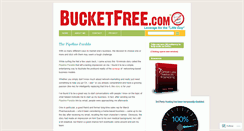 Desktop Screenshot of bucketfree2.wordpress.com