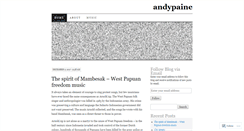 Desktop Screenshot of andypaine.wordpress.com