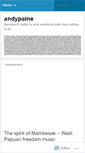 Mobile Screenshot of andypaine.wordpress.com