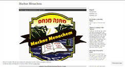 Desktop Screenshot of machne.wordpress.com