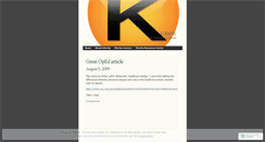 Desktop Screenshot of klerity.wordpress.com