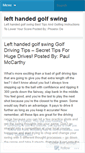 Mobile Screenshot of ericthegolfer.wordpress.com