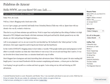 Tablet Screenshot of palabrasdeazucar.wordpress.com