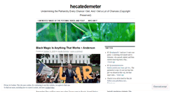 Desktop Screenshot of hecatedemeter.wordpress.com