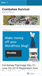 Mobile Screenshot of combaheesurvival.wordpress.com