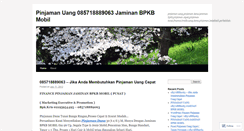 Desktop Screenshot of danapinjamantunai.wordpress.com