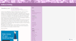 Desktop Screenshot of deflora.wordpress.com